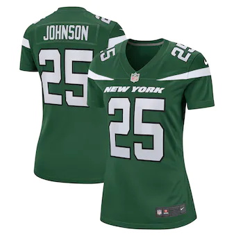 womens nike ty johnson gotham green new york jets game jers
